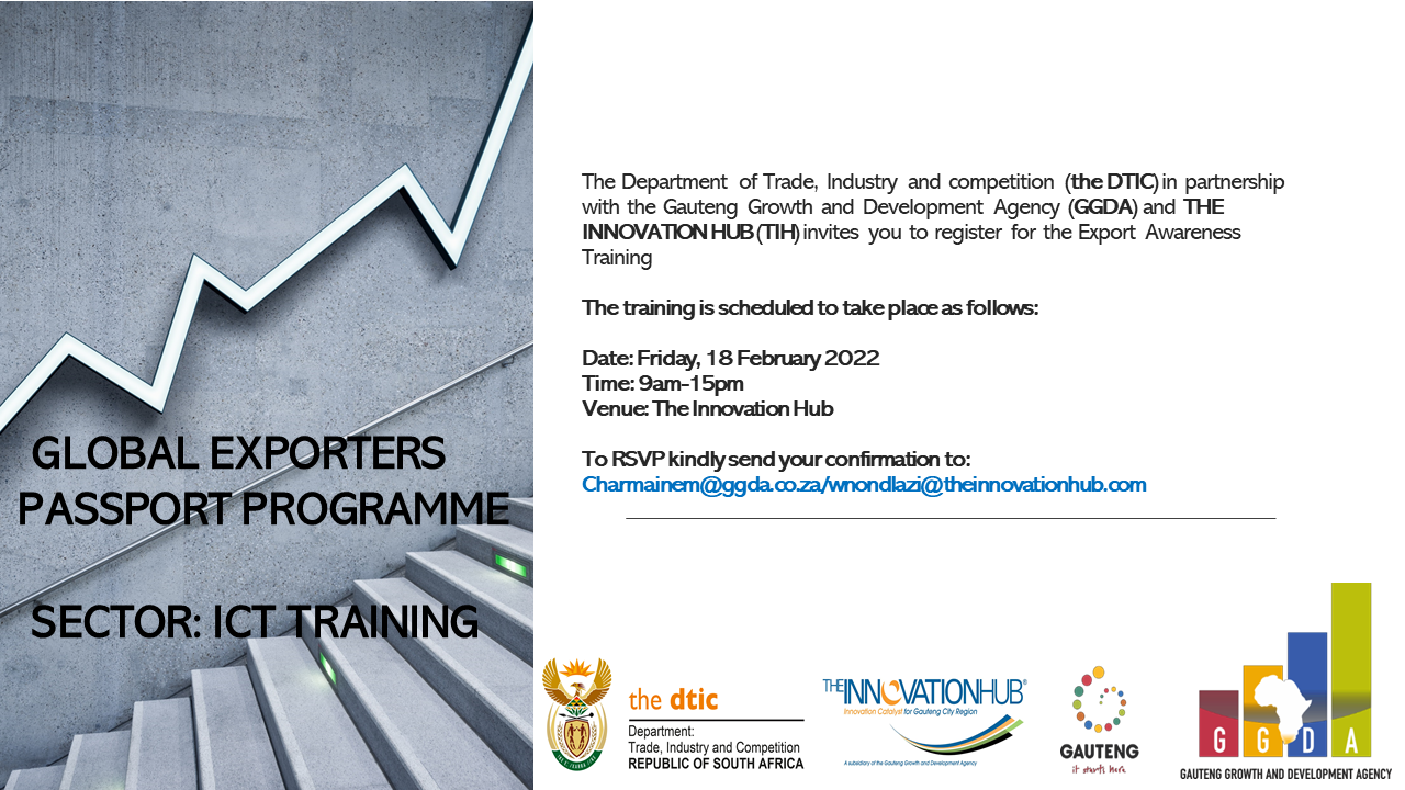 GLOBAL EXPORTERS PASSPORT PROGRAMME SECTOR: ICT TRAINING